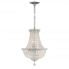 Crystorama ROS-A1006-CH-CL-MWP - Roslyn 5 Light Polished Chrome Mini Chandelier