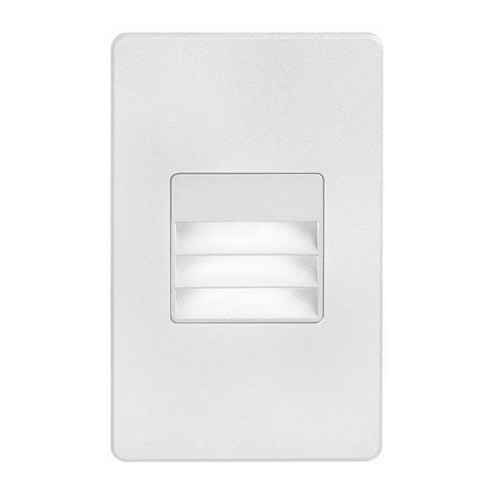 White Rectangle In/Outdoor 3W LED Wal