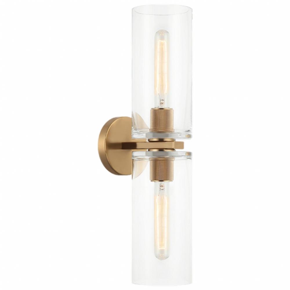 Lincoln Aged Gold Brass Wall Sconce