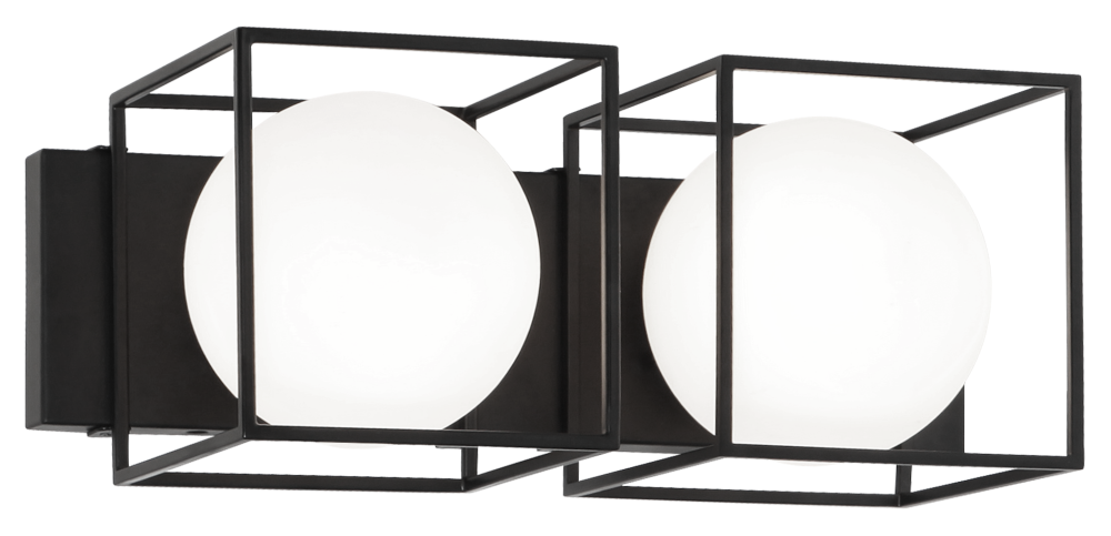 Squircle Black Wall Sconce