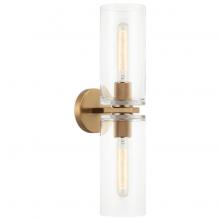 Matteo Lighting W32512AG - Lincoln Aged Gold Brass Wall Sconce