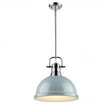 Golden Canada 3604-L CH-SF - 1 Light Pendant with Rod