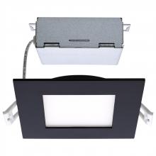 Satco Products Inc. S11876 - 10 Watt; LED Direct Wire Downlight; Edge-lit; 4 inch; CCT Selectable; 120 volt; Dimmable; Square;