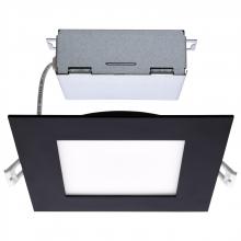 Satco Products Inc. S11877 - 12 Watt; LED Direct Wire Downlight; Edge-lit; 6 inch; CCT Selectable; 120 volt; Dimmable; Square;