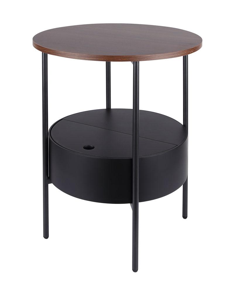 Furniture, Hutton, 203494-04TZ, Round Side Table, 18.875" W x 21.625" H x 18.875" D