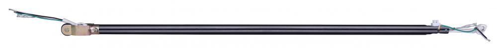 Downrod, 36inch BK Color, for CP48D, CP56D, CP60D, With 67inch Lead Wire and Safety Cable