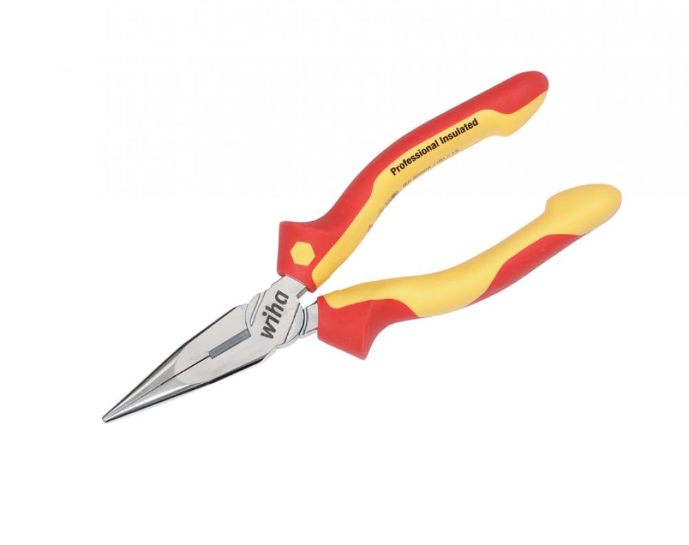 Insulated Bent Nose Pliers 8"