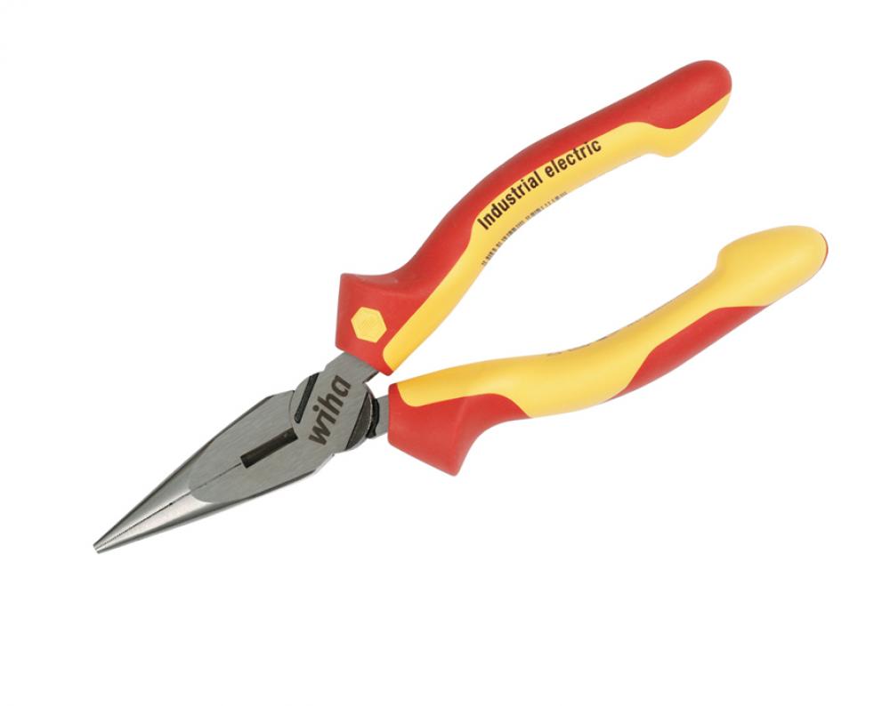 Insulated Industrial Long Nose Pliers 8"