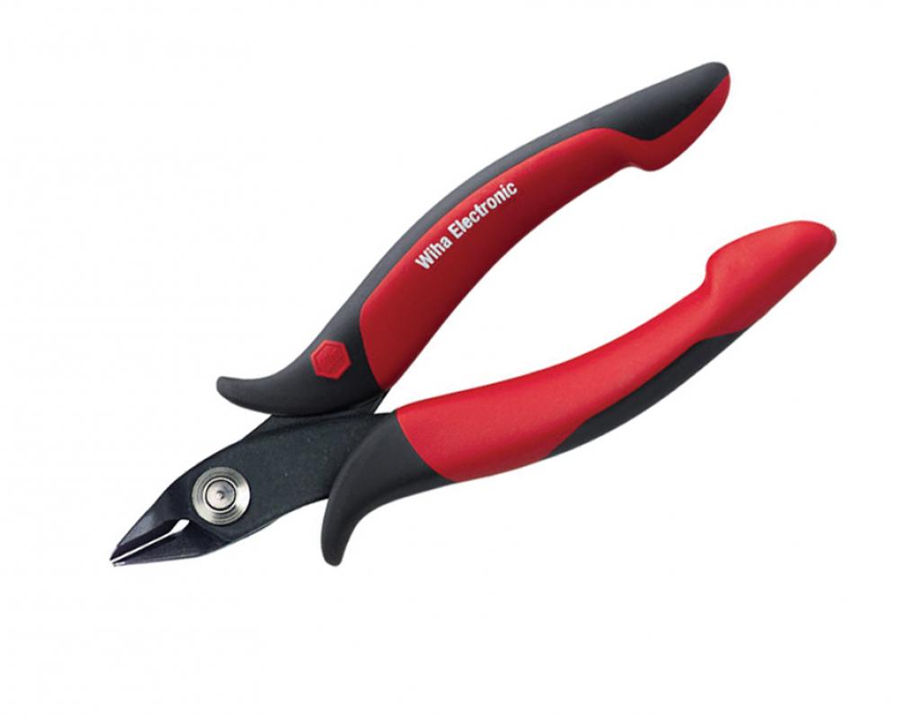 Electronic Diagonal Cutters Full Flush Wide Pointed Head