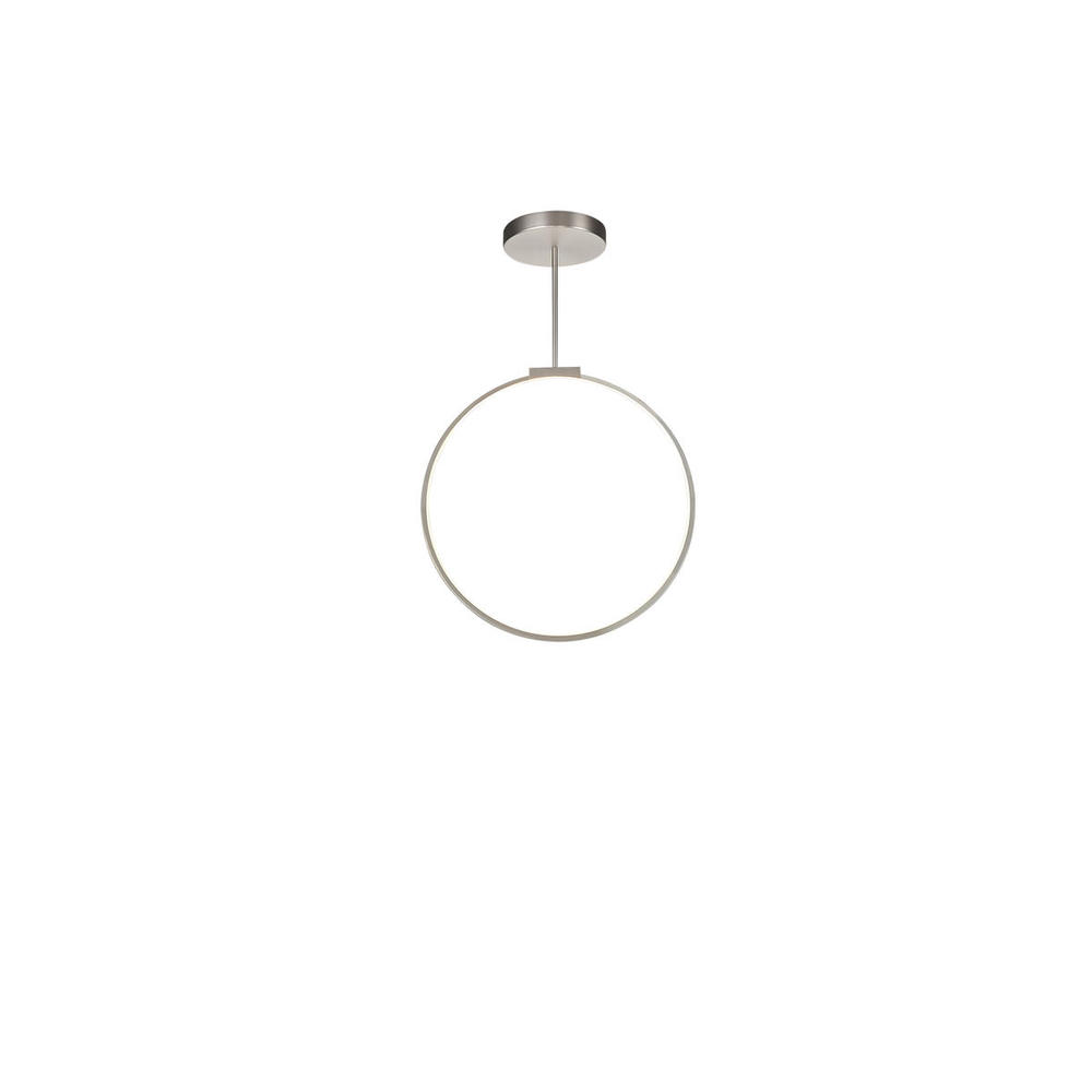 Cirque 24-in Brushed Nickel LED Pendant