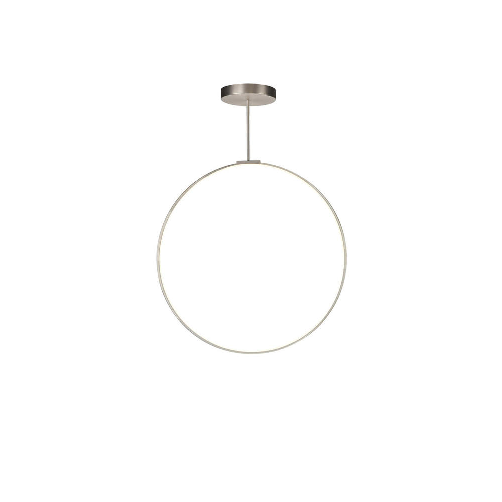 Cirque 36-in Brushed Nickel LED Pendant