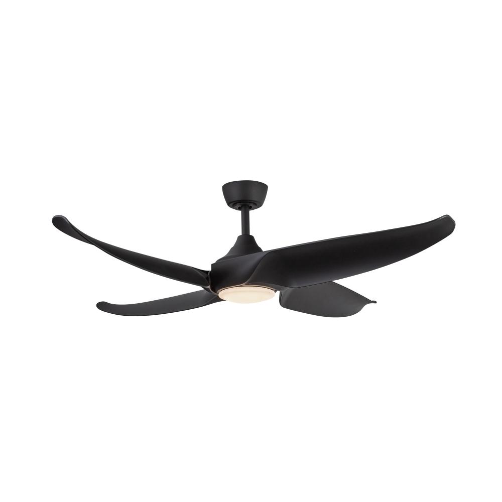 Coronado 56-in Matte Black LED Ceiling Fan