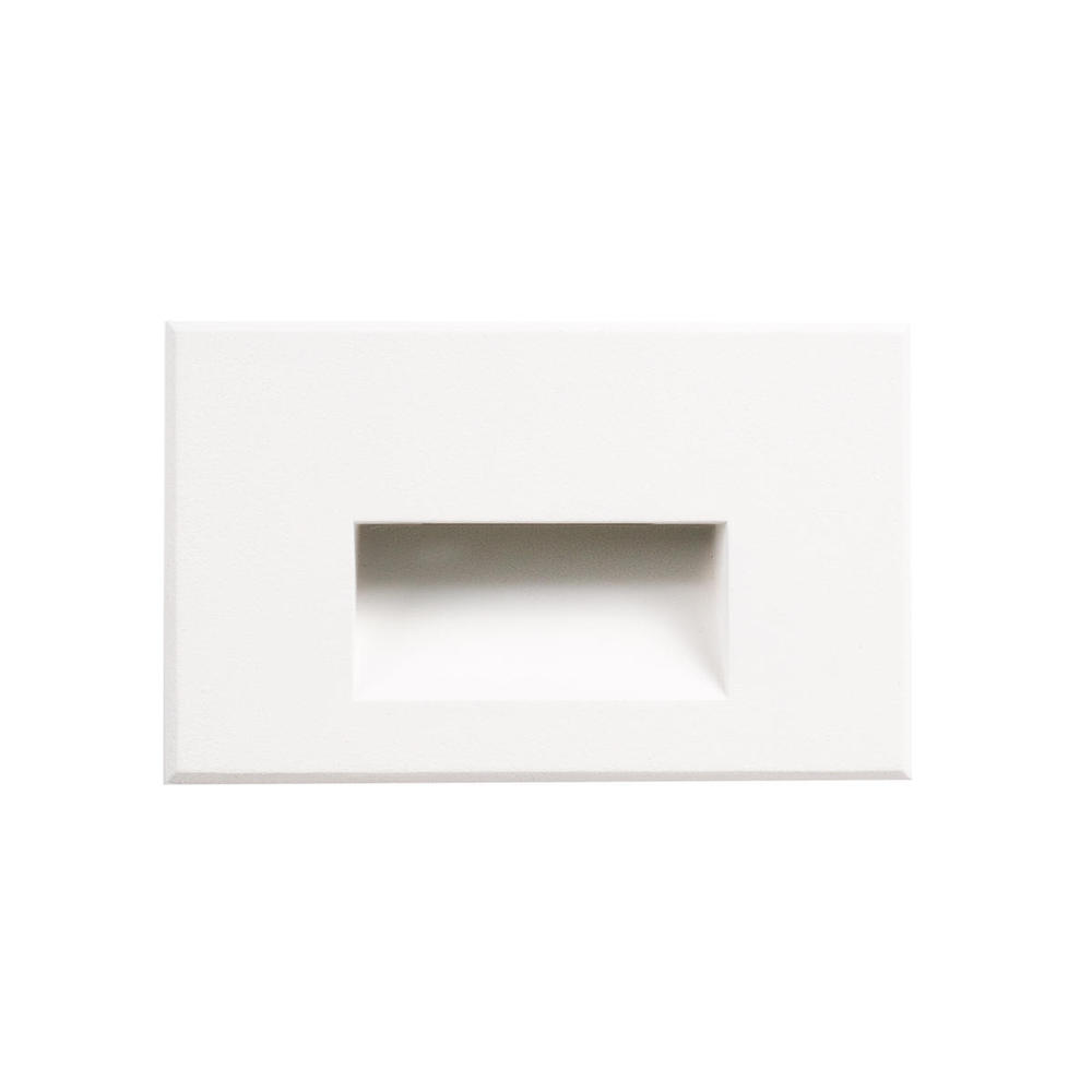 Sonic 3-in White LED Exterior Wall/Step Lights