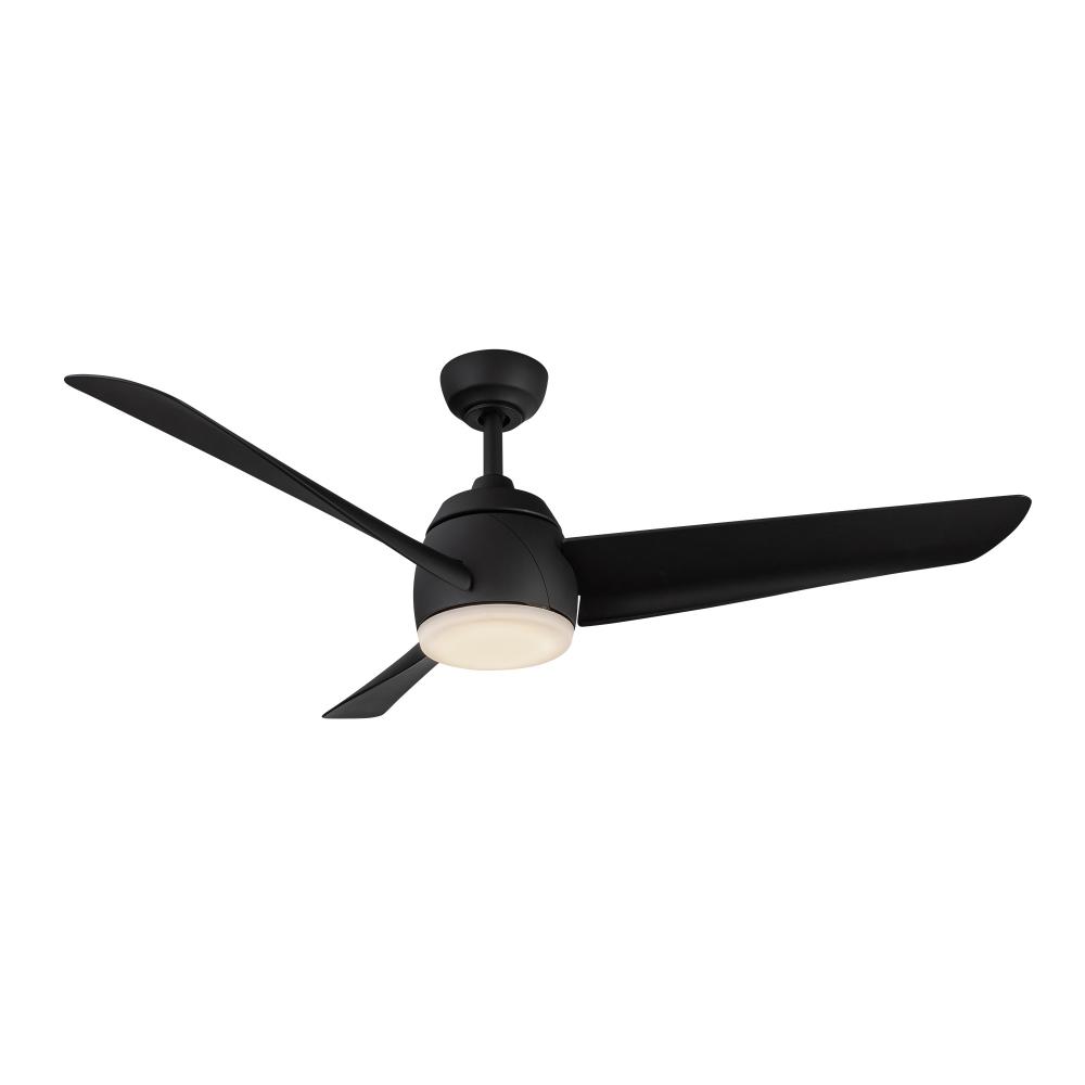 Thalia 54-in Matte Black LED Ceiling Fan