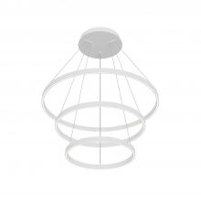 Kuzco Lighting Inc CH87332-WH - Cerchio 32-in White LED Chandeliers