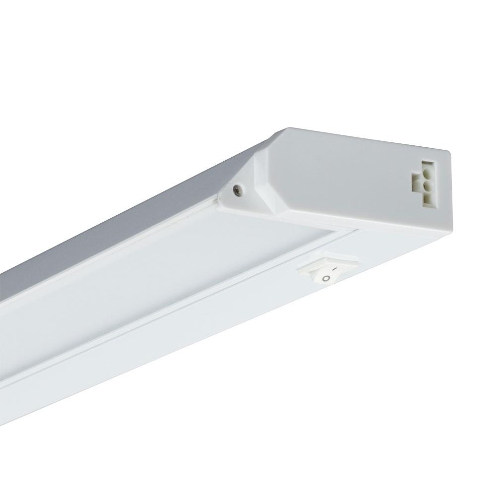 LED Under Cabinet Strip Light w/ On/Off Switch, Power Cable & Connector-Dimmable w/Compatible Dimmer