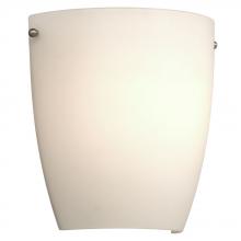 Galaxy Lighting 200301BN-126EB - Wall Sconce - in Brushed Nickel finish with Satin White Glass