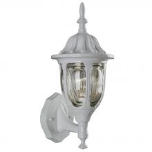 Galaxy Lighting 301131 WH - Outdoor Cast Aluminum Lantern  - White w/ Clear Glass