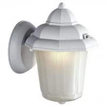 Galaxy Lighting 303045 WH - Outdoor Cast Aluminum Lantern - White w/ Frosted Glass