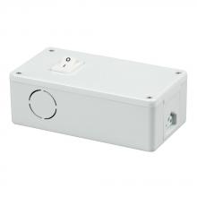 Galaxy Lighting 4200WH-CON-B - Fluorescent Under Cabinet Strip Light - Connector Box for T5 Strip Light