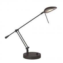 Galaxy Lighting 511095MTBZ - Table Lamp - Matte Bronze with Metal Shade (Dimmable)