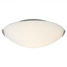 Galaxy Lighting 612413BN-218EB - Flush Mount Ceiling Light - in Brushed Nickel finish with Satin White Glass