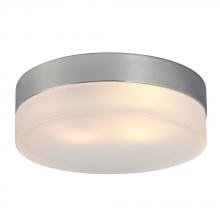 Galaxy Lighting L615272CH010A1 - LED Flush Mount Ceiling Light - in Polished Chrome finish with Frosted Glass