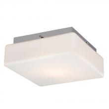 Galaxy Lighting 633501CH-113NPF - Flush Mount Ceiling Light - in Polished Chrome finish with Satin White Glass