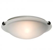 Galaxy Lighting L680112FO016A1 - LED Flush Mount Ceiling Light - in Oil Rubbed Bronze finish with Frosted Glass