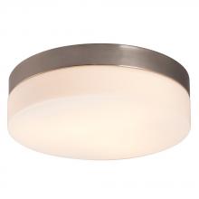 Galaxy Lighting ES612314BN - Flush Mount Ceiling Light - in Brushed Nickel finish with Satin White Glass
