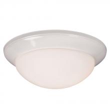 Galaxy Lighting L626102WH016A1 - LED Flush Mount Ceiling Light - in White finish with White Glass