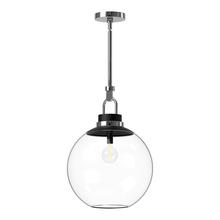 Alora Lighting PD520516CHCL - Copperfield 16-in Chrome/Clear Glass 1 Light Pendant