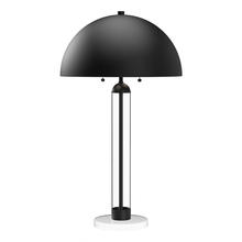 Alora Lighting TL565019MB - Margaux 18-in Matte Black 2 Lights Table Lamp