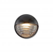Alora Lighting WV330106UBCR - Palais 6-in Ribbed Glass/Urban Bronze LED Wall/Vanity