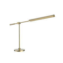 Alora Lighting TL316616VBMS - ASTRID TABLE LAMP LED VINTAGE BRASS W/ METAL SHADE 4W, 120VAC WITH LED DRIVER, 2700K, 90CRI