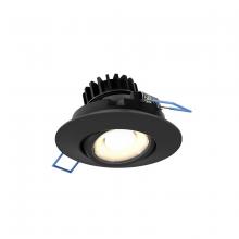 Dals LEDDOWNG3-CC-BK - 3 Inch Round Recessed LED Gimbal Light In 5CCT
