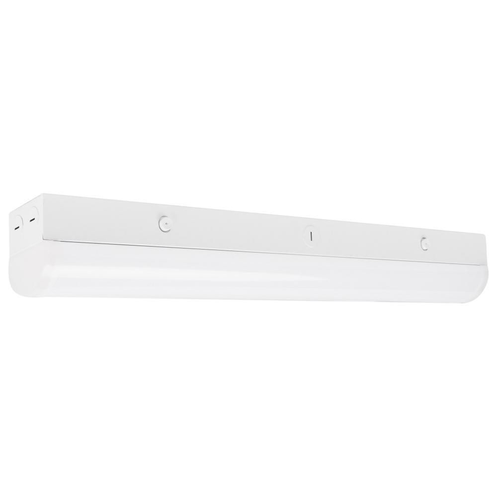 LED 2 ft.; Linear Strip Light; 20W; White Finish; CCT Selectable; 100-277V; Integrated EM & Sensor