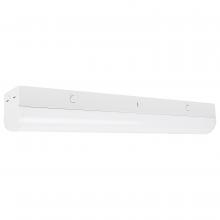 Nuvo 65/698 - LED 2 ft.; Linear Strip Light; 20W; White Finish; CCT Selectable; 100-277V; Integrated EM & Sensor