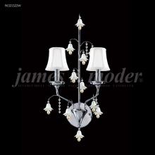 James R Moder 96321AG2GTE - Murano Collection 2 Arm Wall Sconce