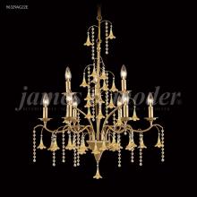 James R Moder 96329AG22W - Murano Collection 9 Arm Chandelier